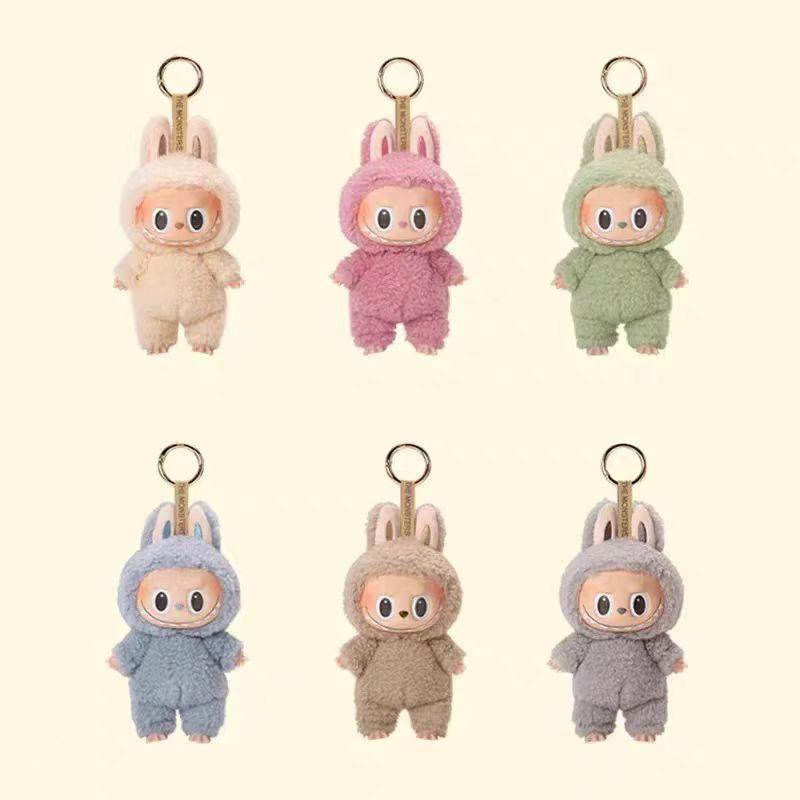 Labubu v1 The Monsters Exciting Macaron Series Plush Pendant