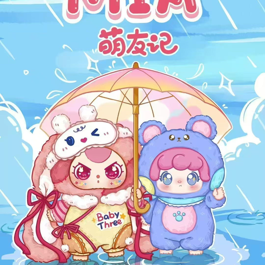 Baby Three Mia Meng You Ji Plush Blind Box(Various eyes and facial expressions)