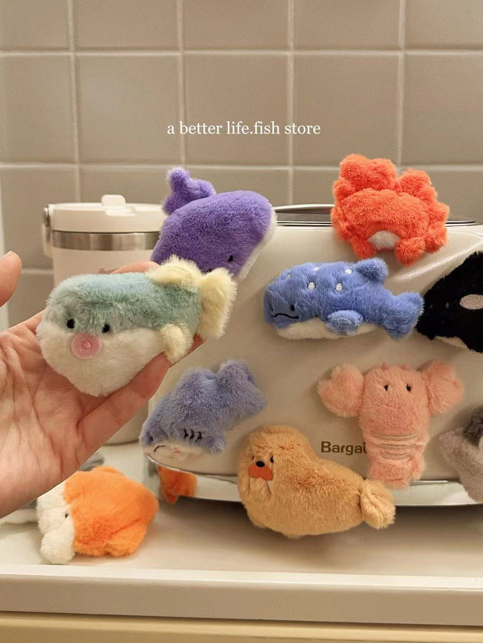 Small Aquarium Plush (Magnet) Refrigerator Stick Series Blind Bag