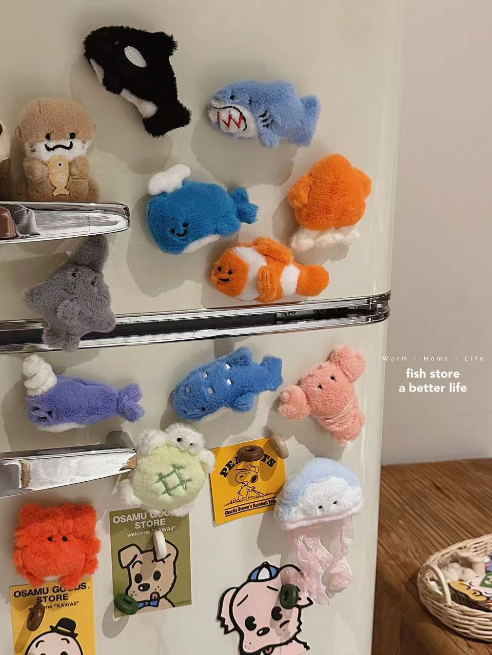 Small Aquarium Plush (Magnet) Refrigerator Stick Series Blind Bag