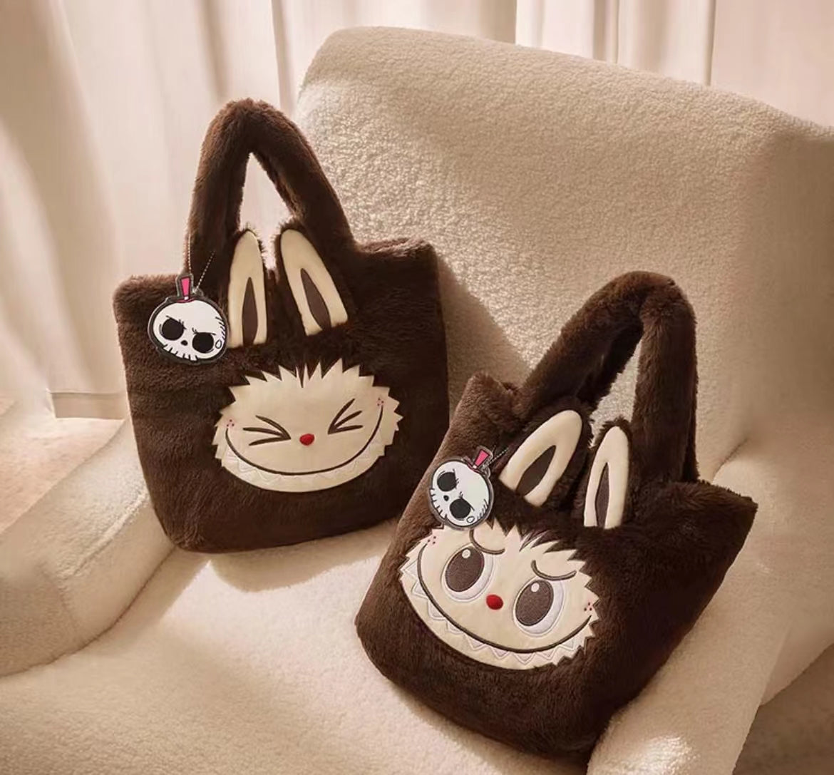 Labubu v1 The Monsters Exciting Macaron Series Plush Pendant