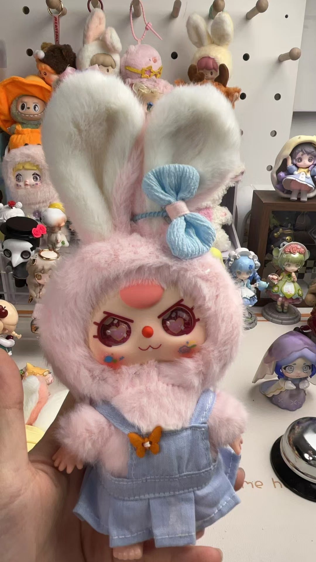 BaBy Three -Mini bunny Macaron Plush Blind Box for Kids