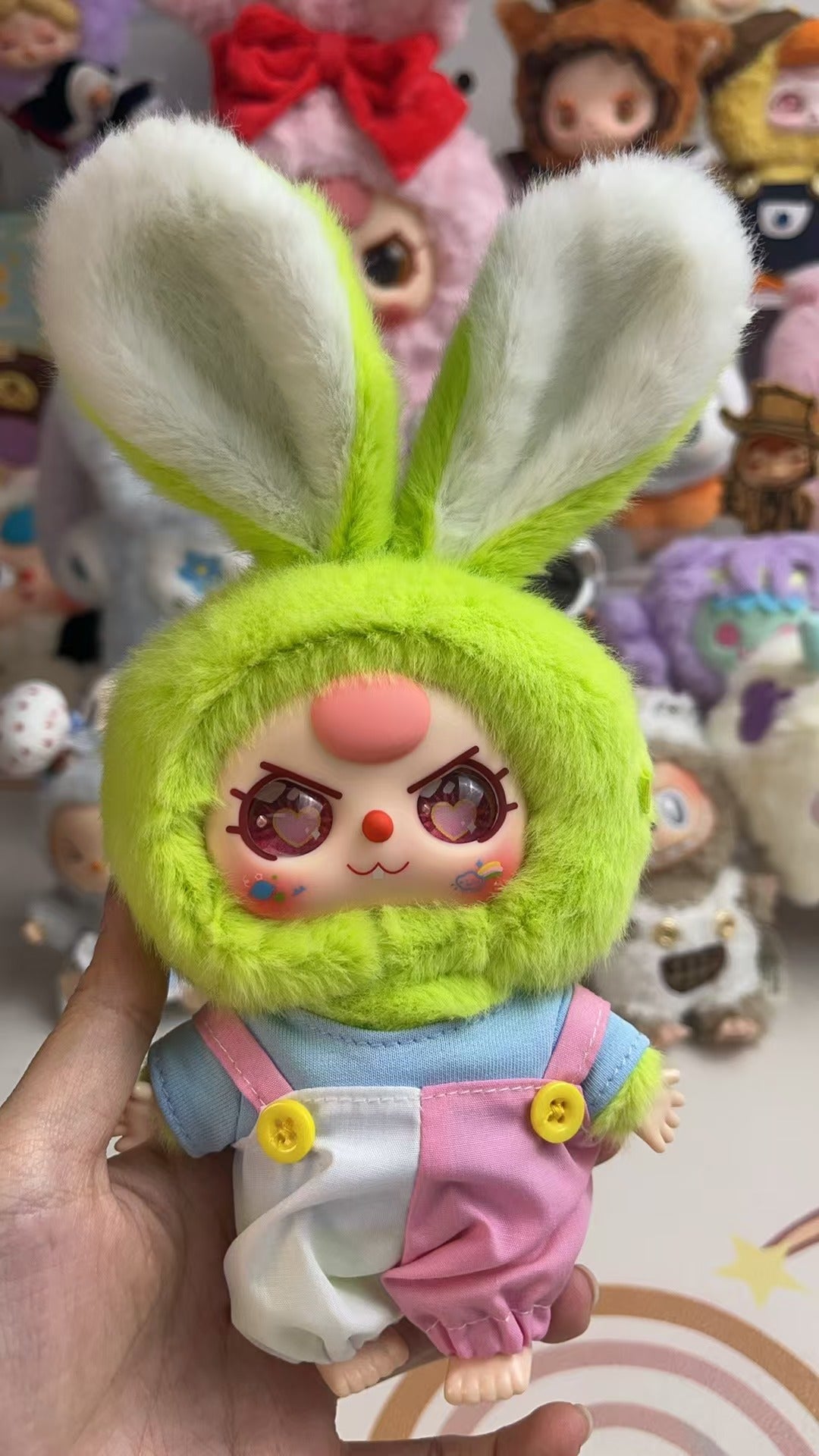 BaBy Three -Mini bunny Macaron Plush Blind Box for Kids