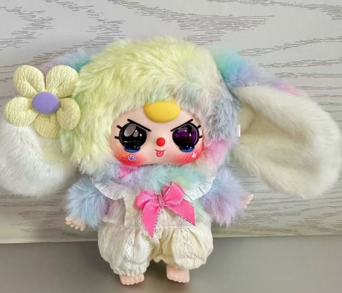 BaBy Three -Mini bunny Macaron Plush Blind Box for Kids