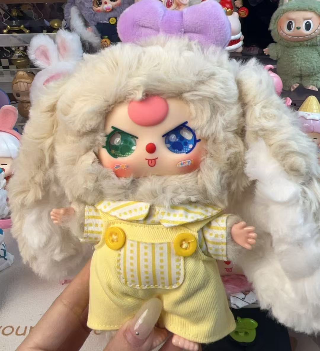 Baby Three Macaron Little Cute Bunny V2 Plush (Various eyes and facial expressions)