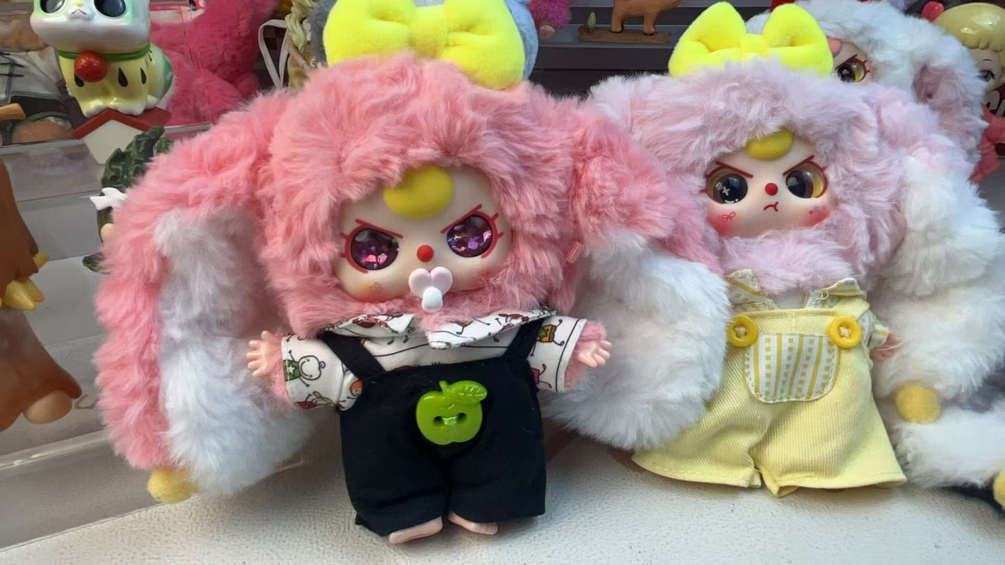 Baby Three Macaron Little Cute Bunny V2 Plush (Various eyes and facial expressions)
