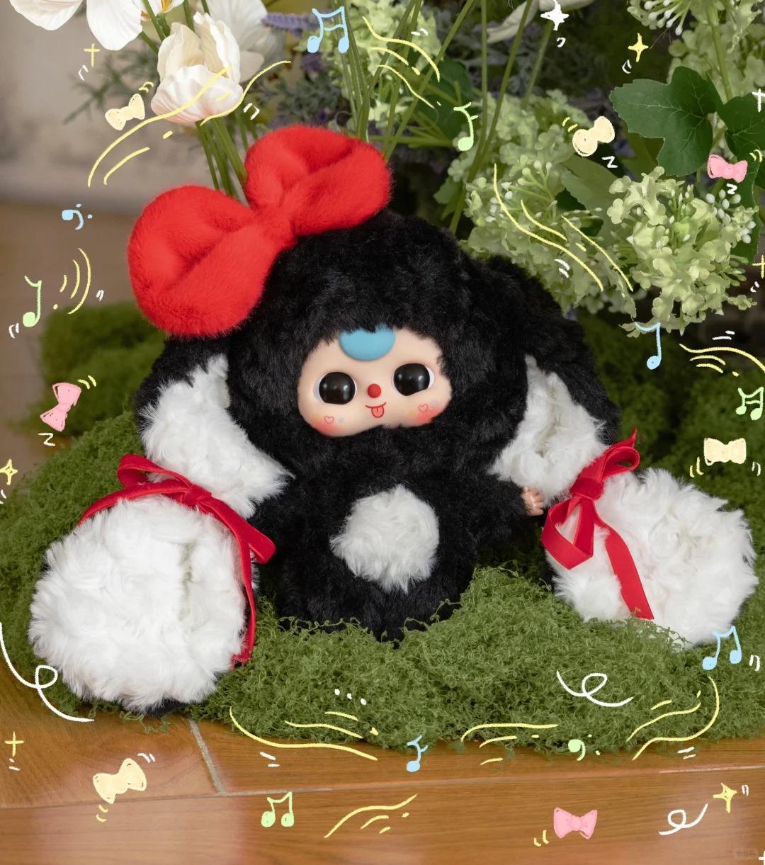 baby three bunny return plush