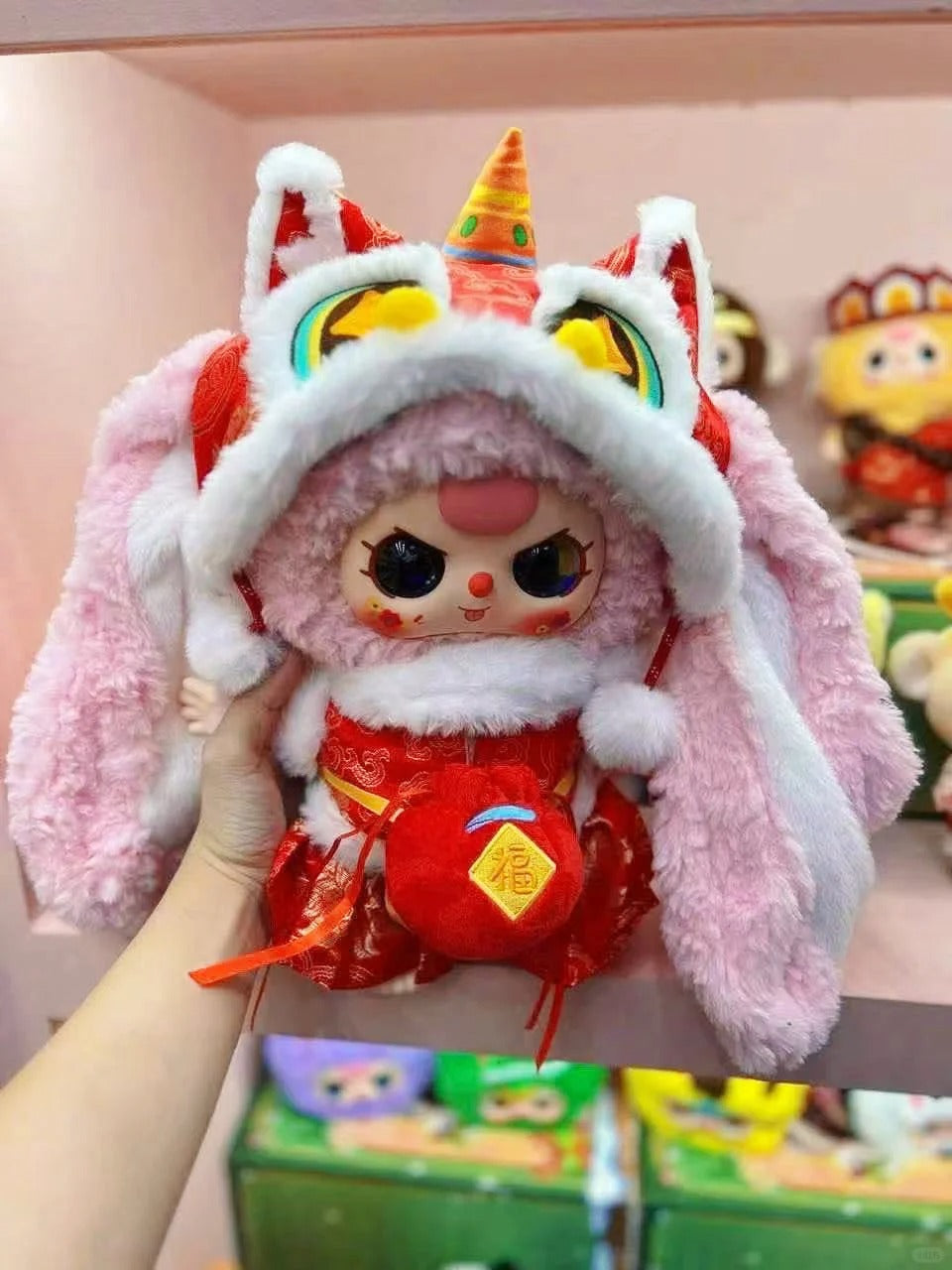 Baby Three CNY Bunny 400% Limited Version Plush (pre order)