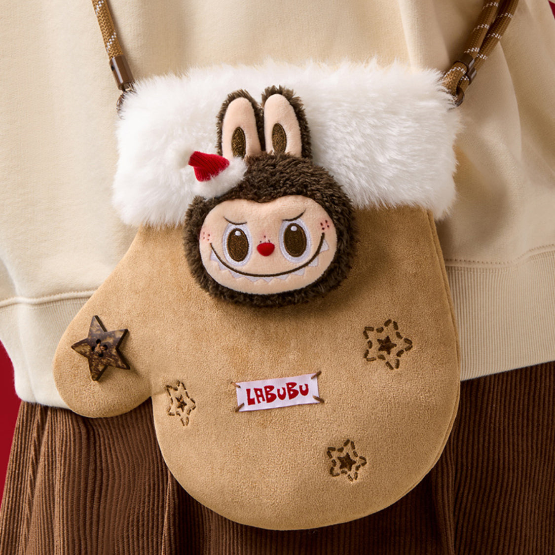 LABUBU Christmas Glove Doll Bag x Hairpin