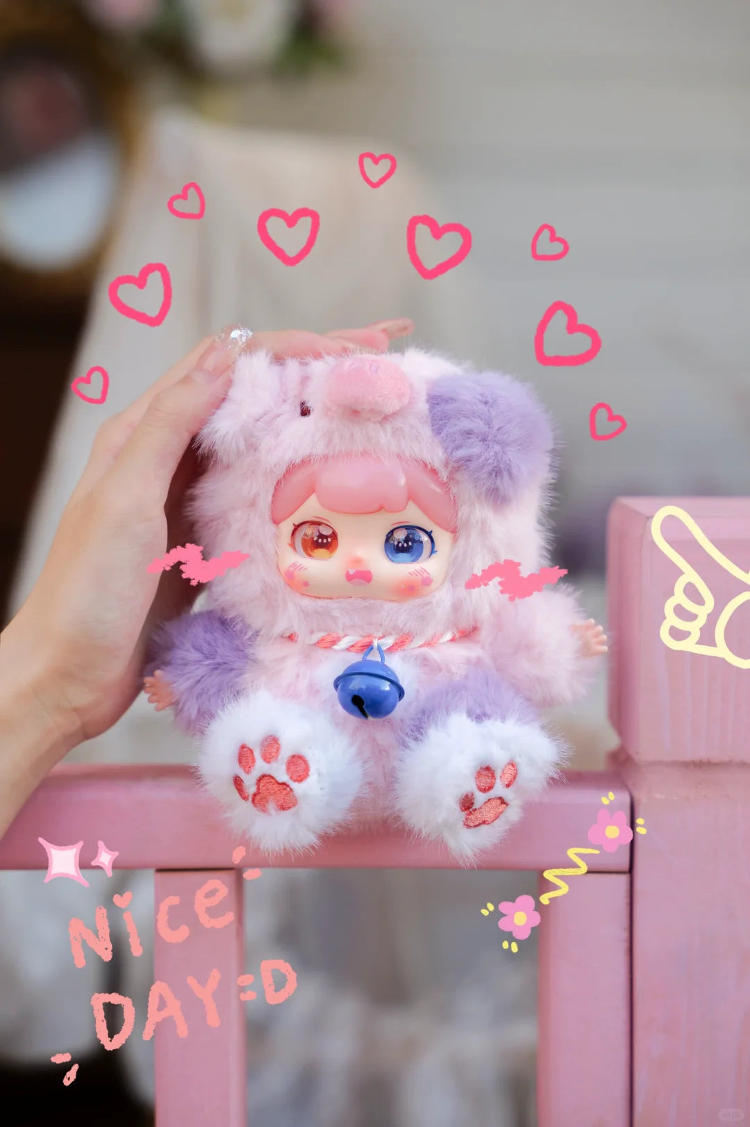 Baby Three PUFUFU Fortune Charm Bells Series Plush Blind Box