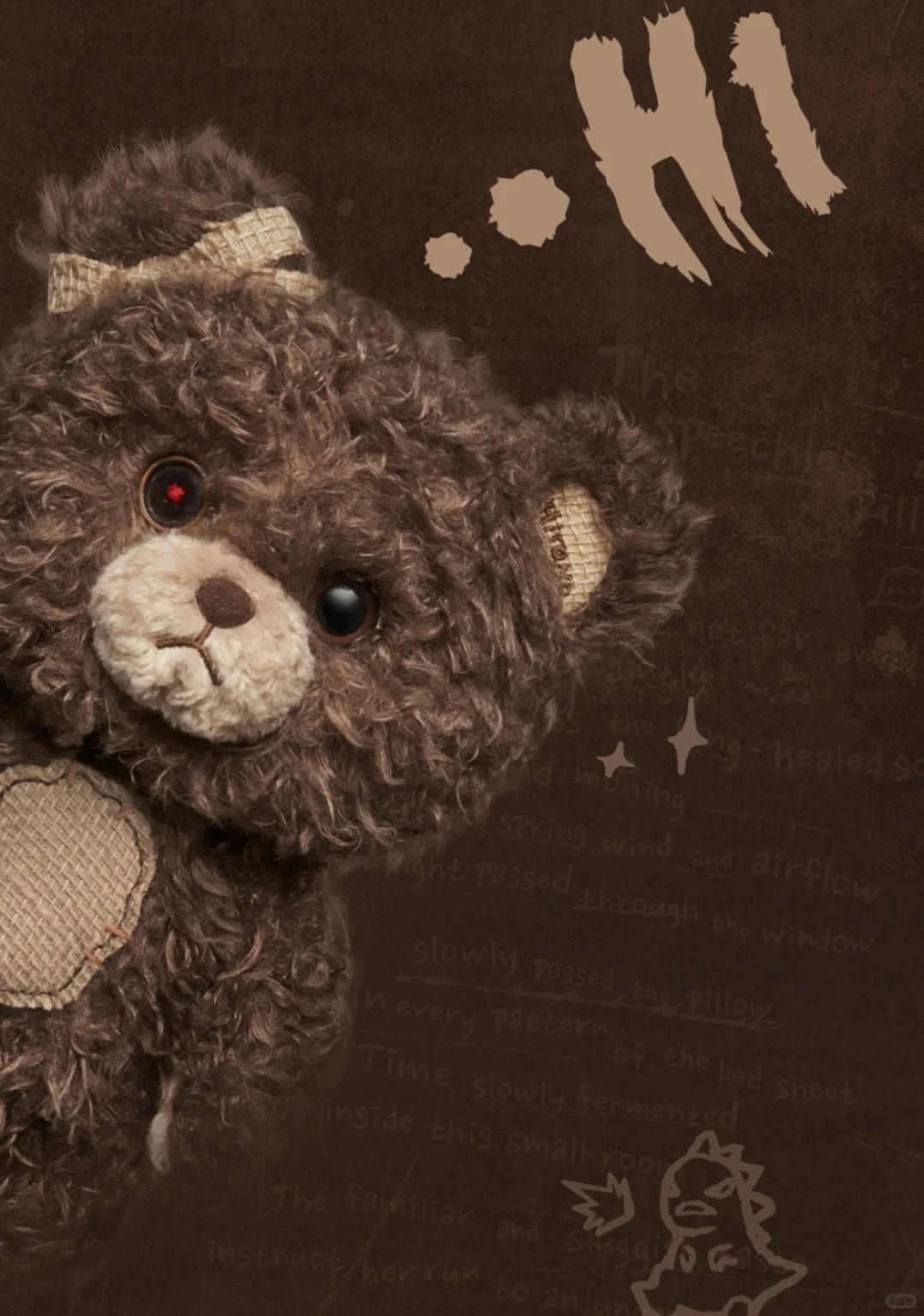 HIRONO BEAR VINYL PLUSH DOLL (Pre-order)