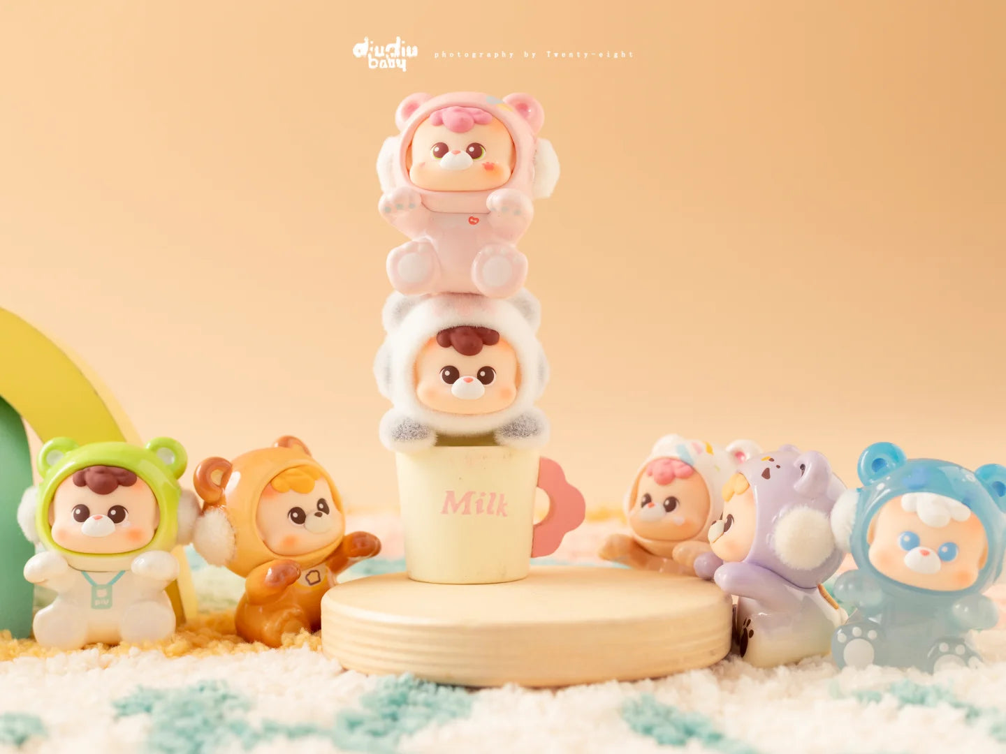 Diudiu baby 24 hours Mini Beans Series Blind Box