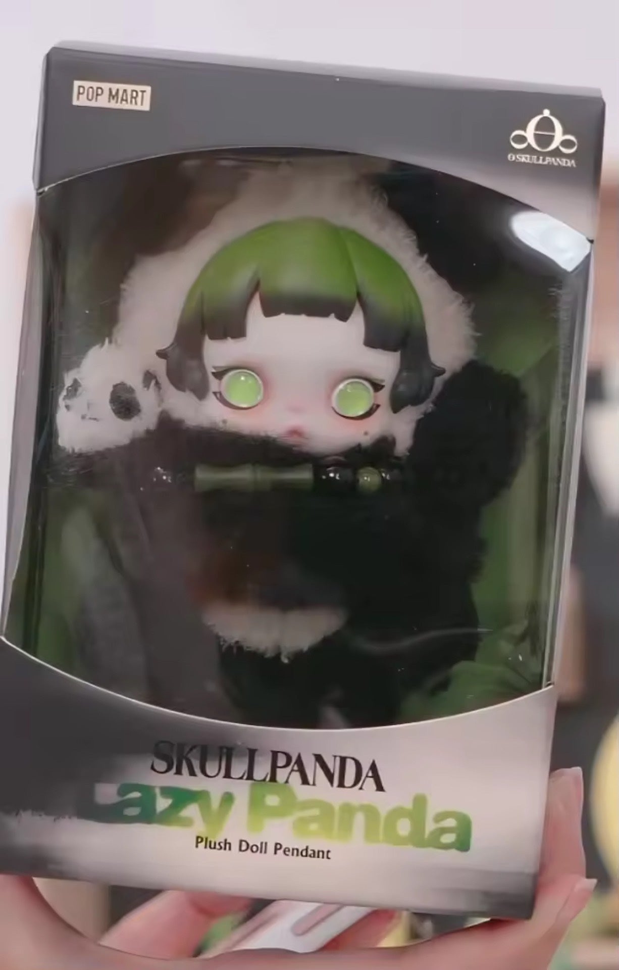 SKULLPANDA Lazy Panda Plush Doll Pendant