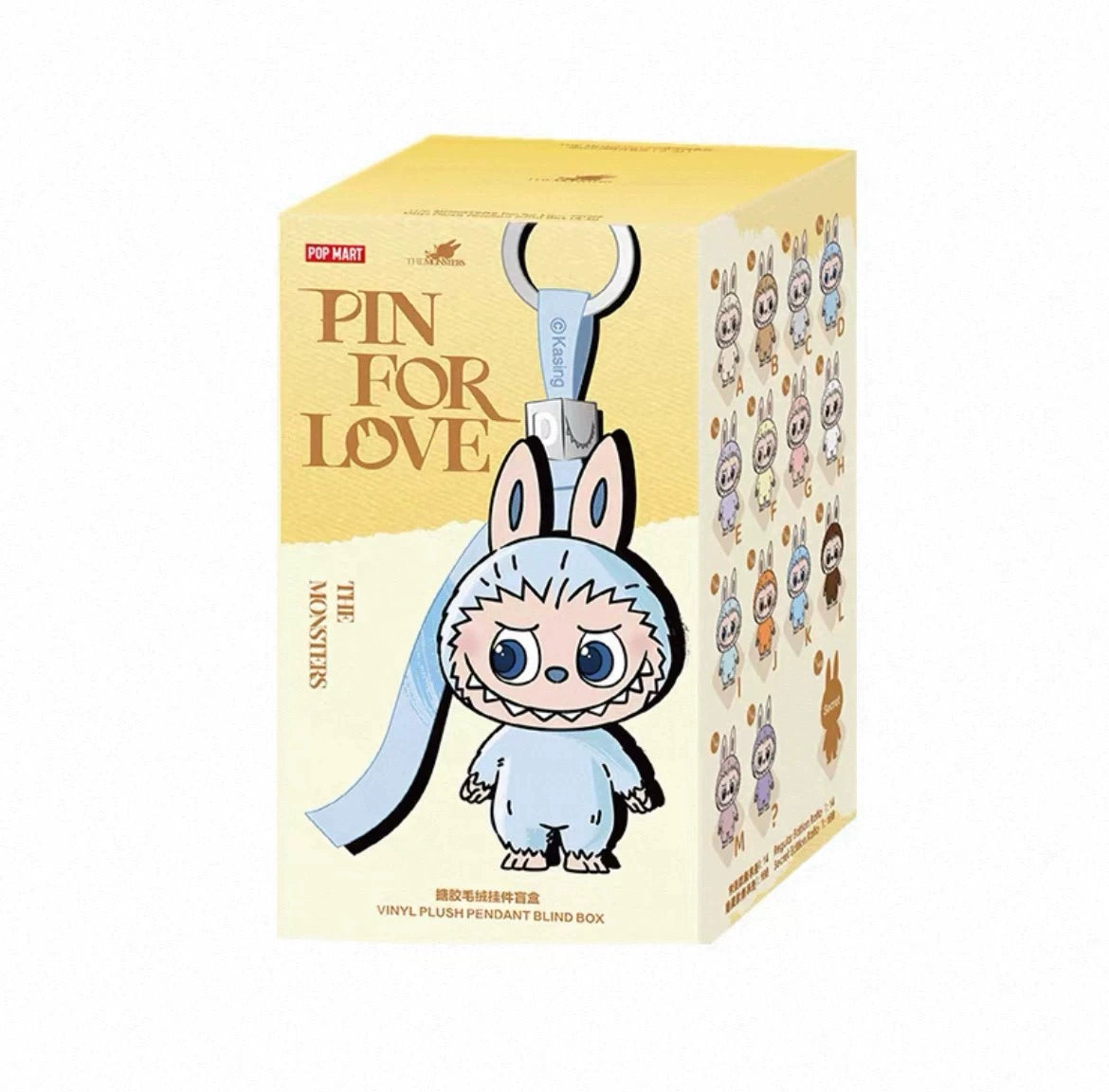 LABUBU V4 Pin For Love SeriesVinyl Plush Pendant Blind Box(per-order)
