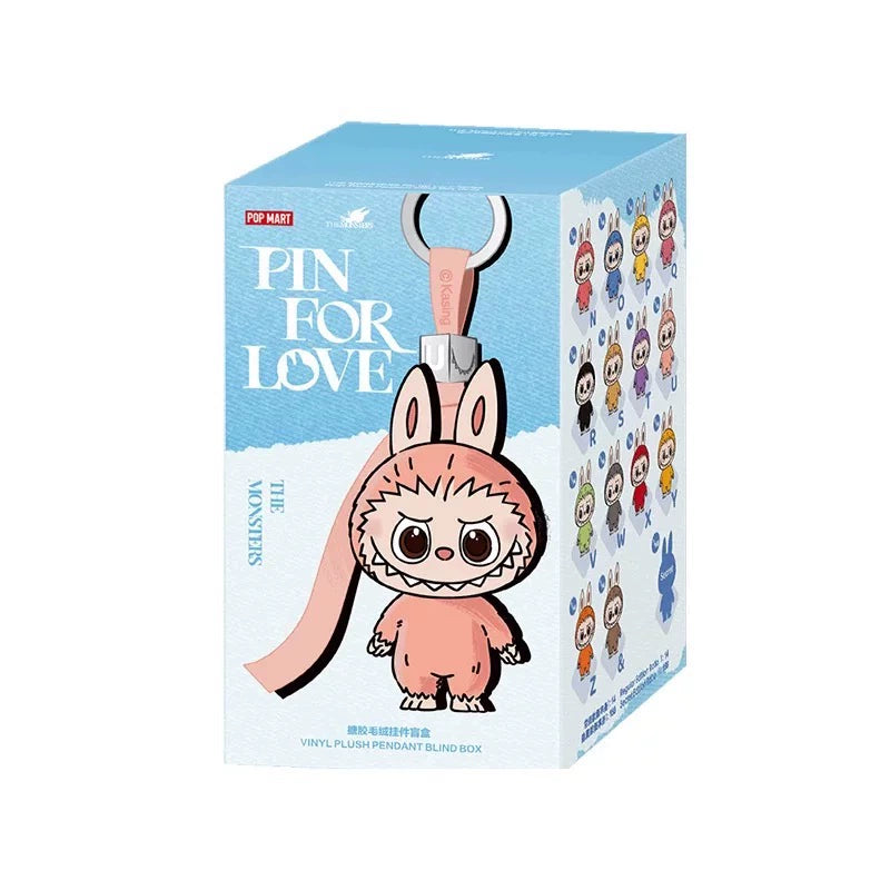 LABUBU V4 Pin For Love SeriesVinyl Plush Pendant Blind Box(per-order)
