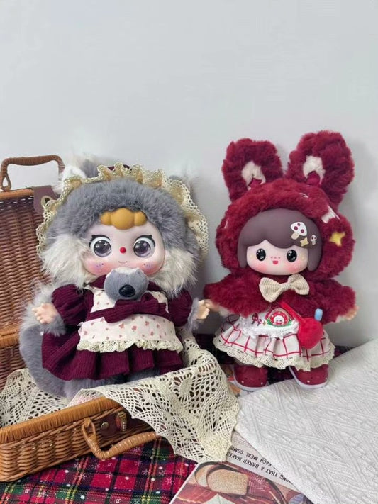 UU&DOUBAO 400% Big Bad Wolf and Little Red Riding Hood Hanging Card
