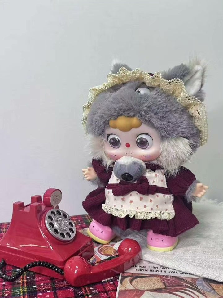 UU&DOUBAO 400% Big Bad Wolf and Little Red Riding Hood Hanging Card