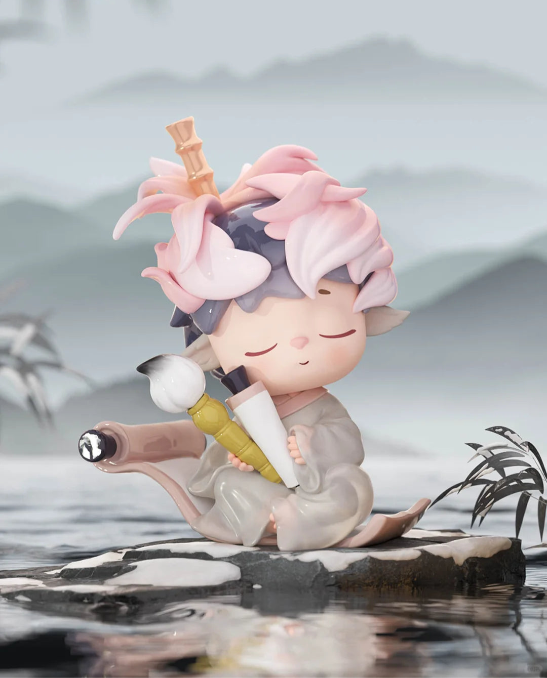 MINI Neo Chinese Style The Poetry Of Time In Four Seasons PVC Figures