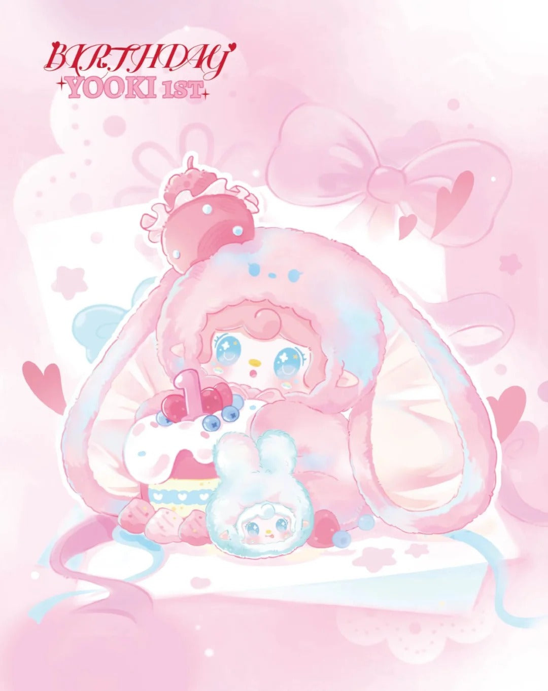 Yooki Love you "Bunny" Birthday Hanging Card (pre order)