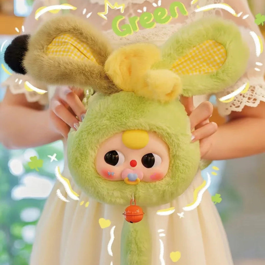 Baby Three Lucky Rabbit Zipper Bag Series Plush
