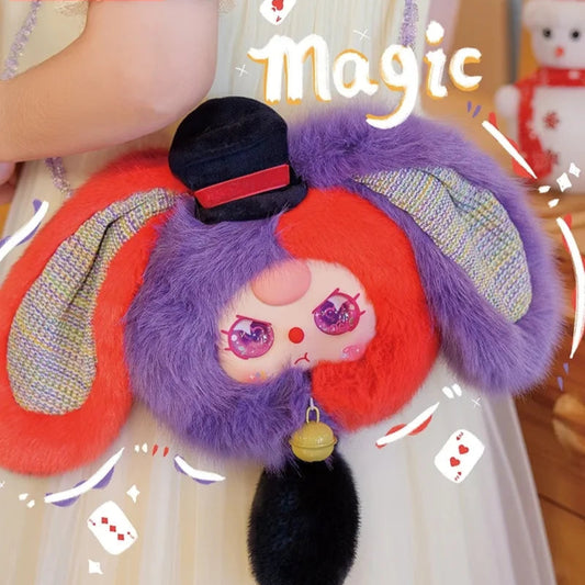 Baby Three Lucky Rabbit Zipper Bag Series Plush