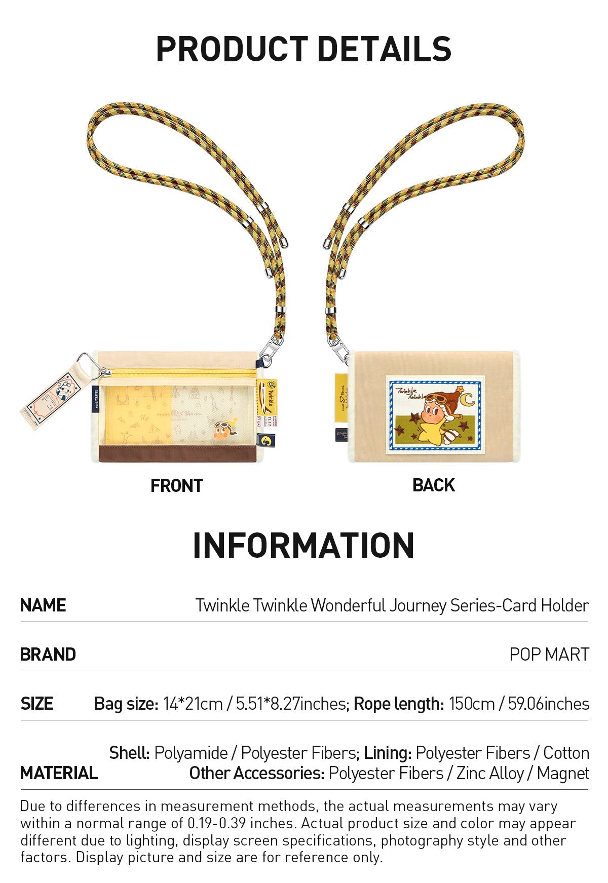 Twinkle Twinkle Wonderful Journey Series-Card Holder (PRE-ORDER)