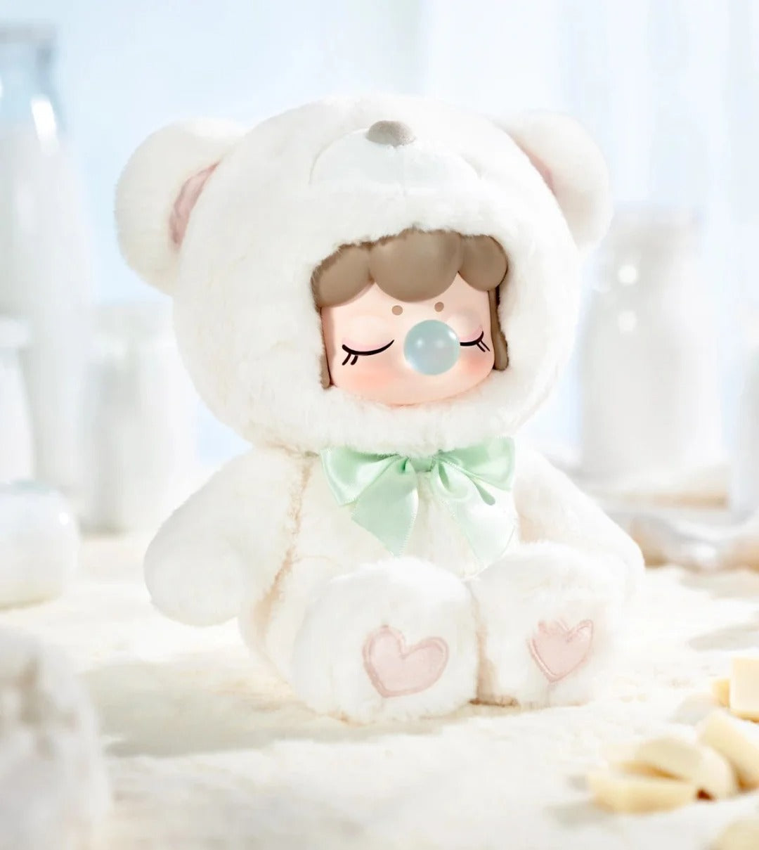 Nanci Chocolate Colorful Plush Bear