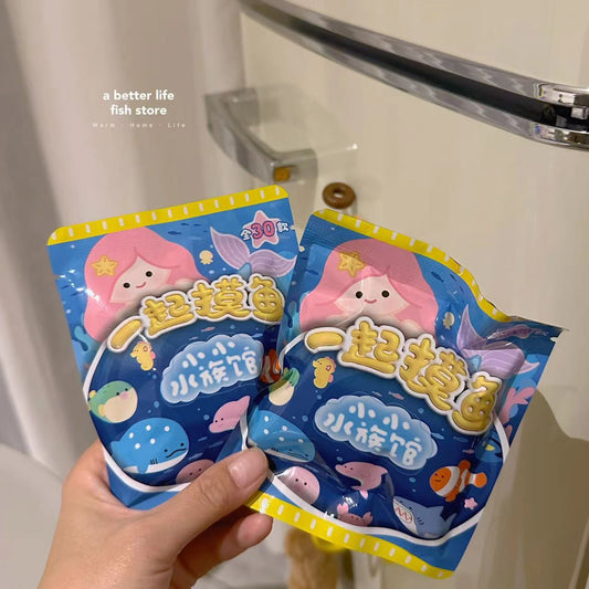 Small Aquarium Plush (Magnet) Refrigerator Stick Series Blind Bag
