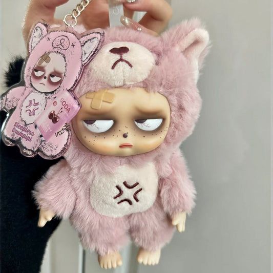SLEEPLESS GRUMPIPI Series Plush Keychains