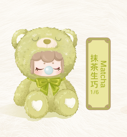 Nanci Chocolate Colorful Plush Bear