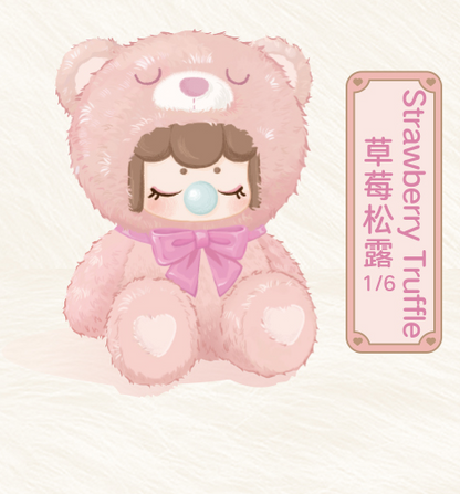 Nanci Chocolate Colorful Plush Bear