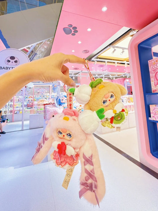 Q-Baby Three Latest limited edition of plush hanging card（Shipment in 3 days）