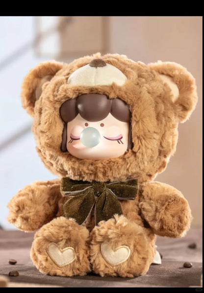 Nanci Chocolate Colorful Plush Bear