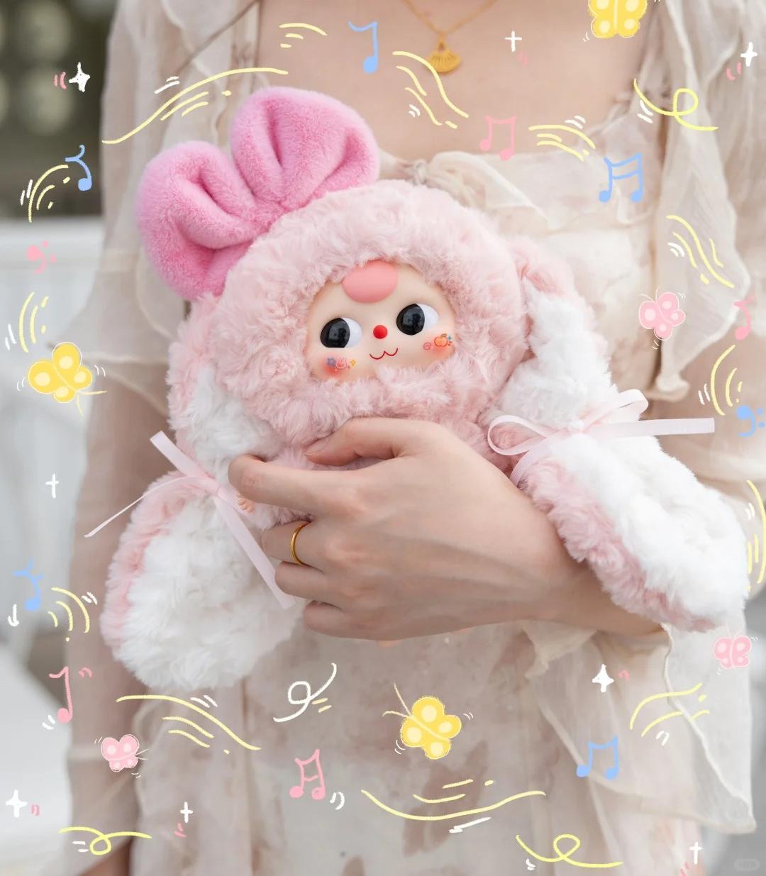 baby three bunny return plush