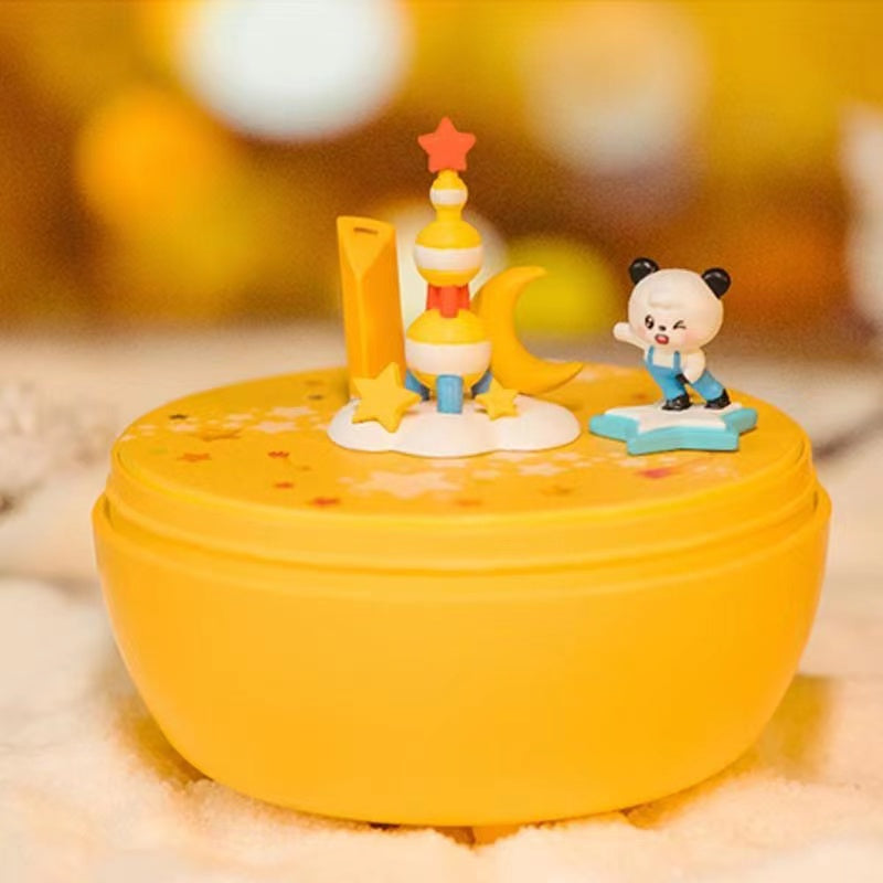 Winter sport skiing music box Series dolls