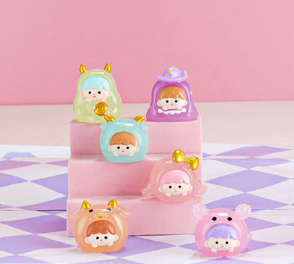 Twelve 12 Zodiac Sign Shop  Mini Bean Dolls Gift Set