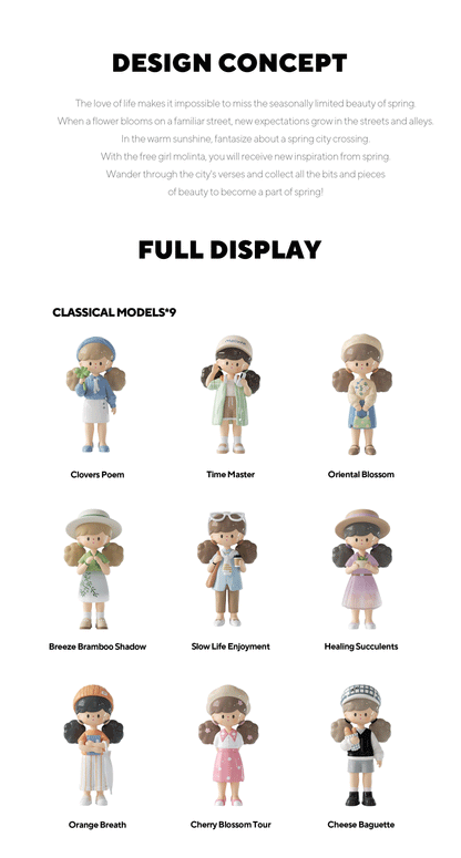 【Sale#】Molinta Spring City Wandering Series PVC Figure