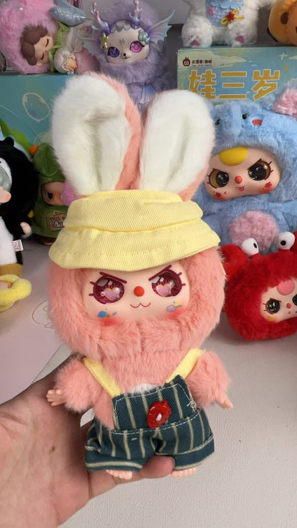 BaBy Three -Mini bunny  Macaron Plush Blind Box for Kids