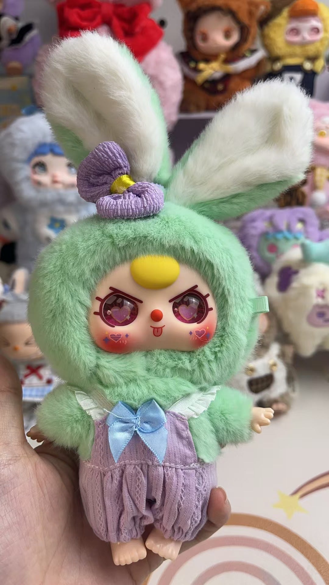 BaBy Three -Mini bunny  Macaron Plush Blind Box for Kids