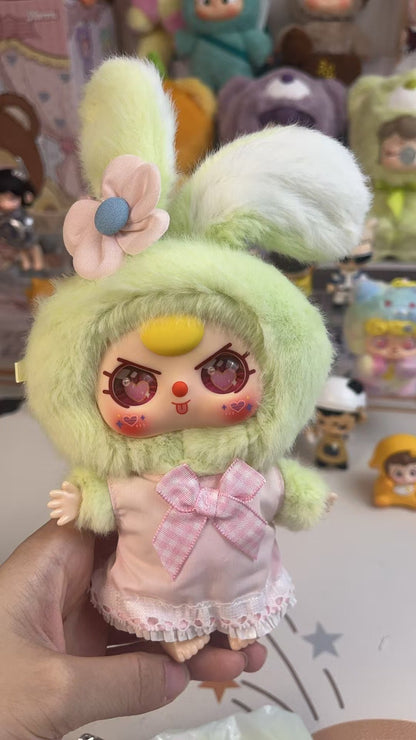 BaBy Three -Mini bunny  Macaron Plush Blind Box for Kids