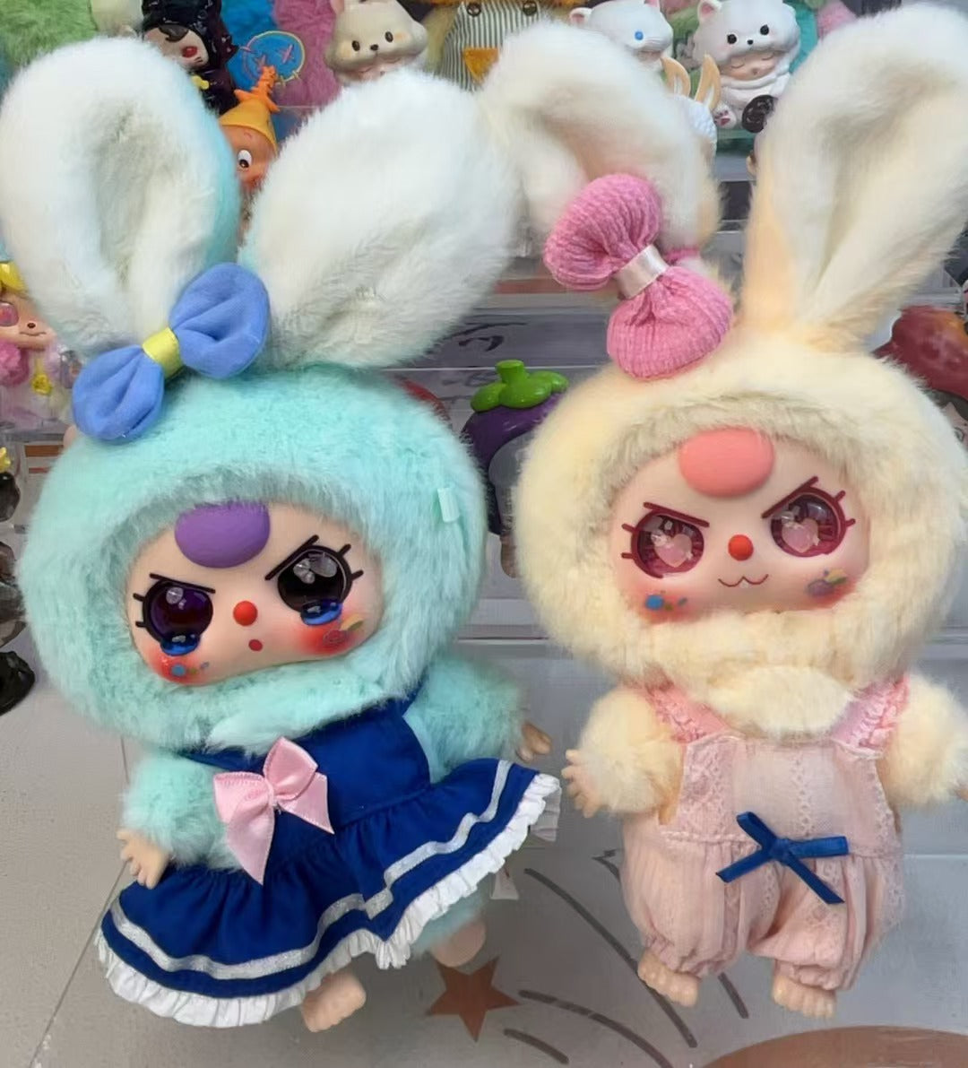 BaBy Three -Mini bunny  Macaron Plush Blind Box for Kids