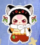 Baby Three Christmas 400% Limited Plush Series