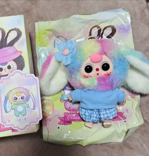 BaBy Three -Mini bunny  Macaron Plush Blind Box for Kids