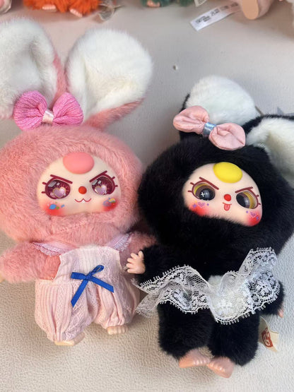 BaBy Three -Mini bunny  Macaron Plush Blind Box for Kids
