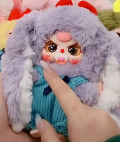 Baby Three Macaron Little Cute Bunny V2  Plush （Various eyes and facial expressions）