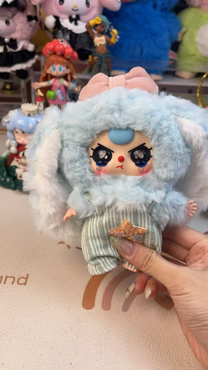 Baby Three Macaron Little Cute Bunny V2  Plush （Various eyes and facial expressions）