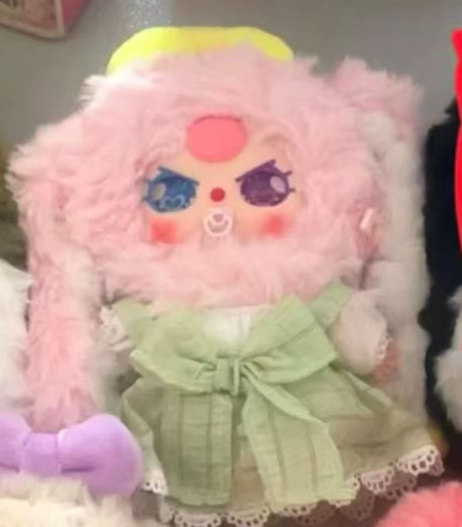 Baby Three Macaron Little Cute Bunny V2  Plush （Various eyes and facial expressions）