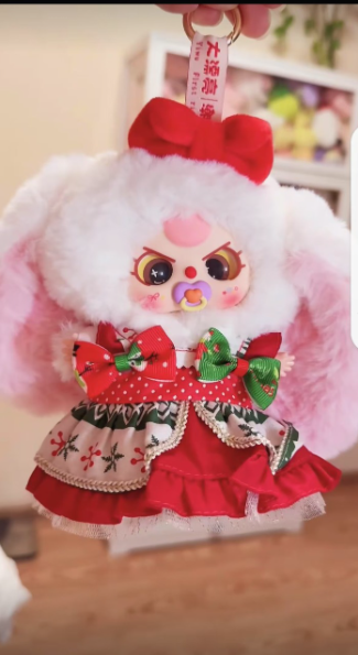 Baby Three Macaron Little Cute Bunny V2  Plush （Various eyes and facial expressions）