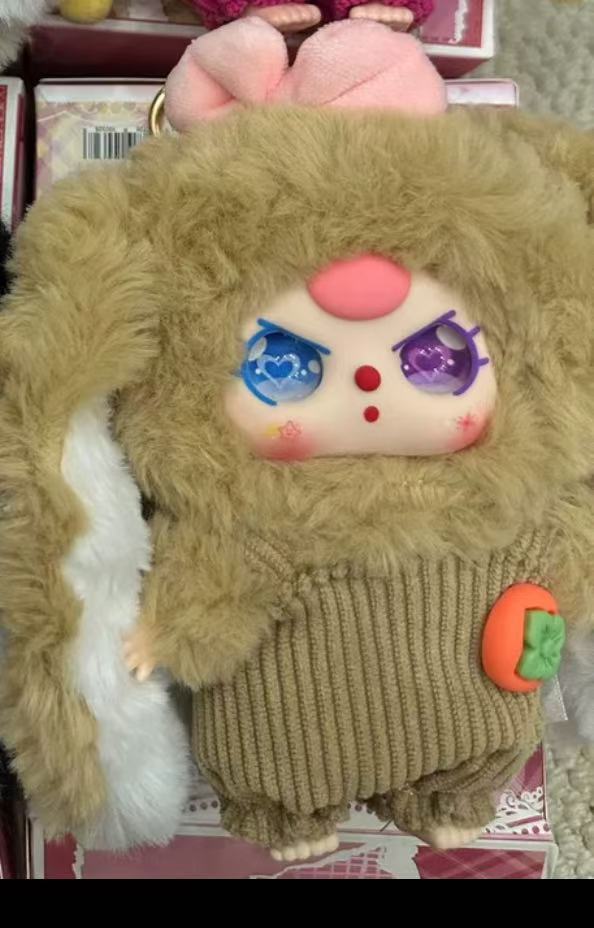 Baby Three Macaron Little Cute Bunny V2  Plush （Various eyes and facial expressions）