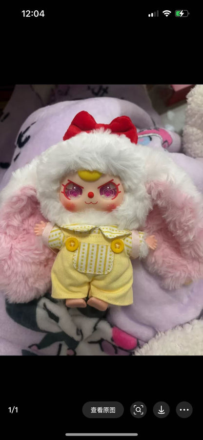 Baby Three Macaron Little Cute Bunny V2  Plush （Various eyes and facial expressions）